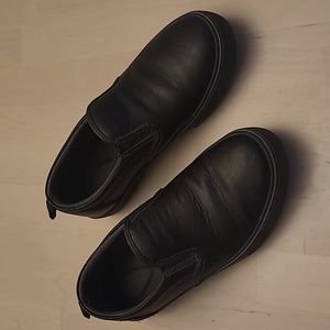 EUC Tredsafe Anti-Slip Leather Upper Slip On Workwear Sneakers